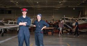 Students in Aviation Technology – Aircraft Maintenance and Avionics